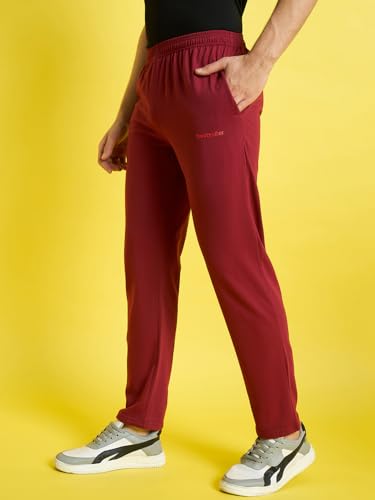 Image of bearbrother Men's Regular Fit Solid Trackpants