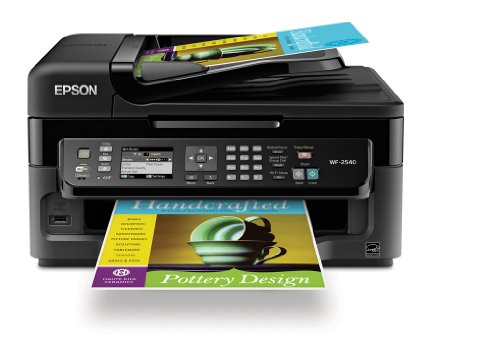 Epson WorkForce All-In-One Wireless Color Inkjet Printer WF-2540, Black