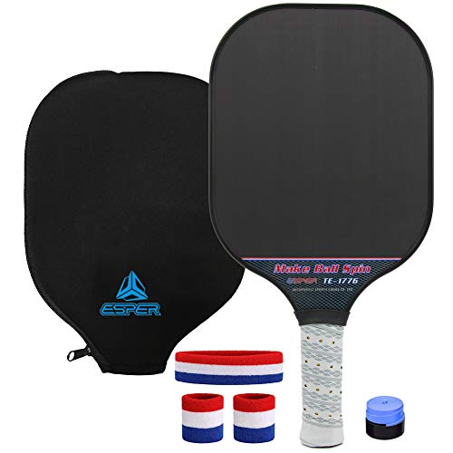 best pickleball paddle for spin and control