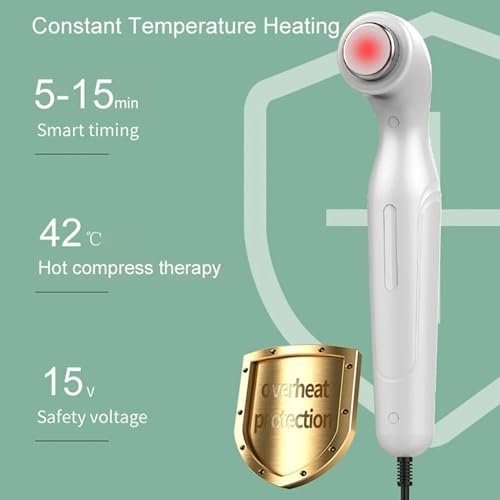 Generico Apparecchio per Terapia a ultrasuoni con Timer da 15 Minuti, 3 velocità Regolabili e Protezione Contro Il surriscaldamento per Un Efficace Sollievo dal Dolore e per la Fisioterapia (Bianco)
