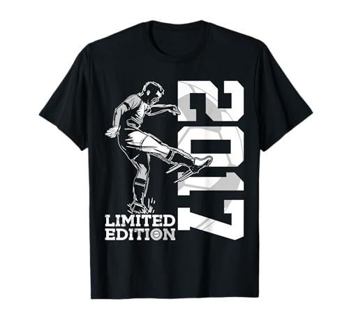 LIMITED EDITION 2017 8 JAHRE FUSSBALL 8. GEBURTSTAG T-Shirt LIMITED EDITION 2017 8 JAHRE FUSSBALL 8. GEBURTSTAG T-Shirt