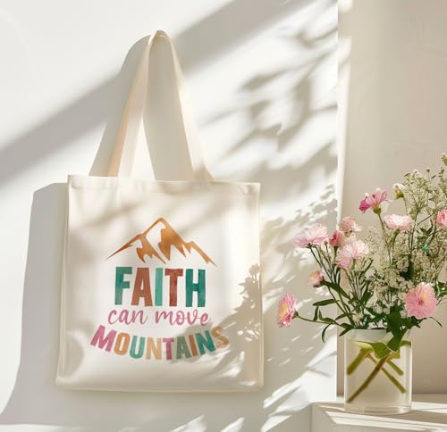 Christian Aesthetic Canvas Tote Bags for Women, Bible Tote Bags, Christian Gifts for Women, Bible Verse Gifts4