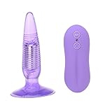 Utimi 10-Frequency Vibrating Silicone Anal Plug  (Purple)