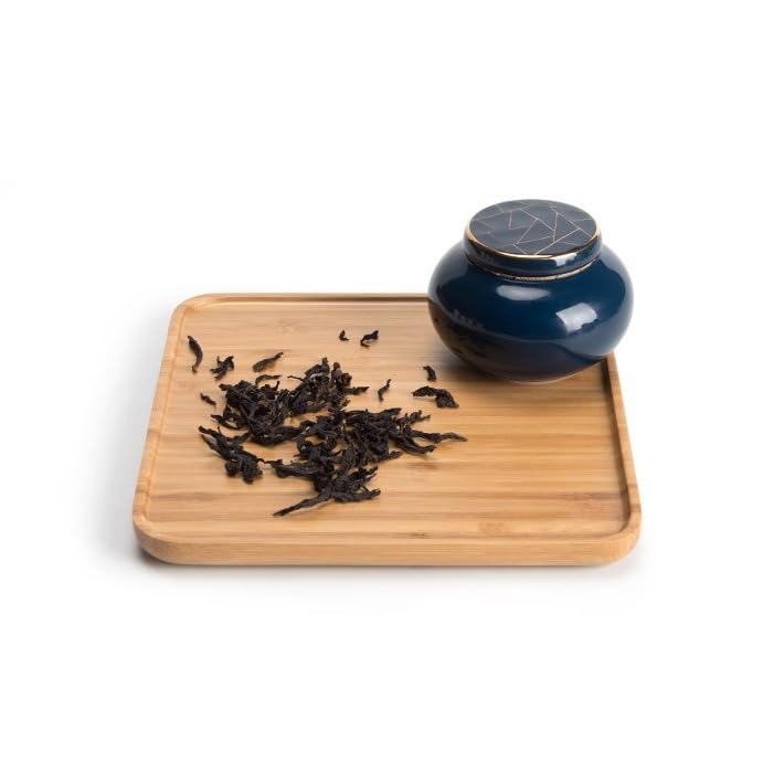 Elegante bandeja de té para juego de té Kung Fu, mesa de té seca simple para almacenamiento de agua, ideal para los amantes del café y el té, perfecta para el hogar y reuniones, bandejas de té