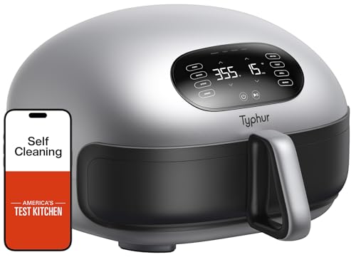 Comparison: Best Air Fryer For Carnivore Diet 8 Typhur Dome 2 Air Fryer, Extra Large Airfryer with Superior Airflow, Self-cleaning Smart Digital Fryer with PFAS free Basket for Quick Easy Meals, Fits a 12" Pizza or 4-Slice Toast
