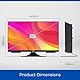 Cello C2424WS Trav 24 Zoll / 60 cm Smart HD 12 Volt Rahmenlos Camping Reise TV - FreeSat: Netflix, Prime Video - 12V Fernseher mit LG WebOS, Triple Tuner und Bluetooth für Wohnmobil, LKW & Boot [2025]
