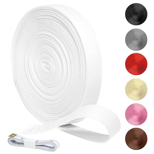 KINETOX Cinta de Mochila 20 m Cinta Polipropileno 20 mm Blanca