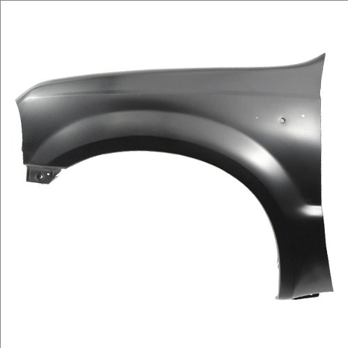 CarPartsDepot, Primered Driver Side Front Fender Assembly Replacement Left L/H Pickup, 371-18552-01 FO1240208 F81Z16006AA