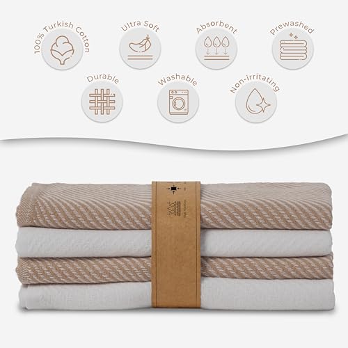 image for Ossano Kitchen Towels Set - 4 Pack, (20