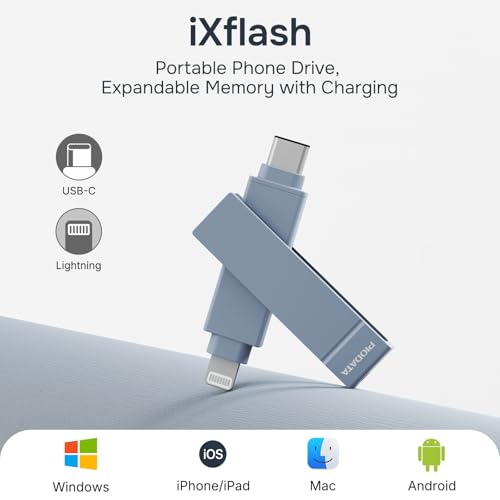 Mémoire iPhone saturée ? Solution clé USB 2 en 1 Lightning et Type C - 2