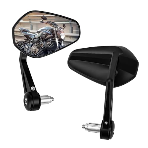 Espejos retrovisores motocicleta antirreflejos para Yamaha FZ07 R6 Z900