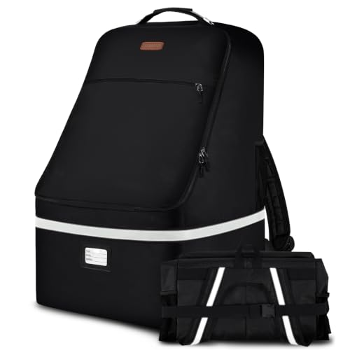 Car Seat Travel Backpack with Steel Cable Handle