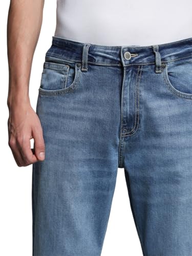 Image of Jack & Jones Men's Regular Fit Jeans | Low Rise | Jeans for Men