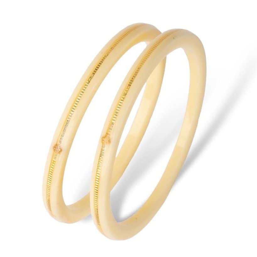 See full amazon price history chart for Hem Jewels by Ashok Jewellers 22kt (916) Yellow Gold Handmade Pola Bangles/Wedding Chooda/Churas for Women with Purity Certificate (Set of 2pcs) - Ivory White (2.4 Aani) Hem Jewels by Ashok Jewellers 22kt (916) Yellow Gold Handmade Pola Bangles/Wedding Chooda/Churas for Women with Purity Certificate (Set of 2pcs) - Ivory White (2.4 Aani) (B0BV6ZPM2L) Amazon Price History, Amazon Price Tracker