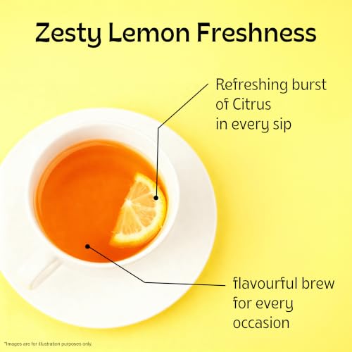 Image of TE-A-ME Black Lemon Tea 25 Tea Bags (Pack of 3) | Black Tea Bags | Lemon 75 Teabags