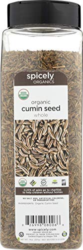 Spicely Organic Cumin Seeds 14 Oz Certified Gluten Free