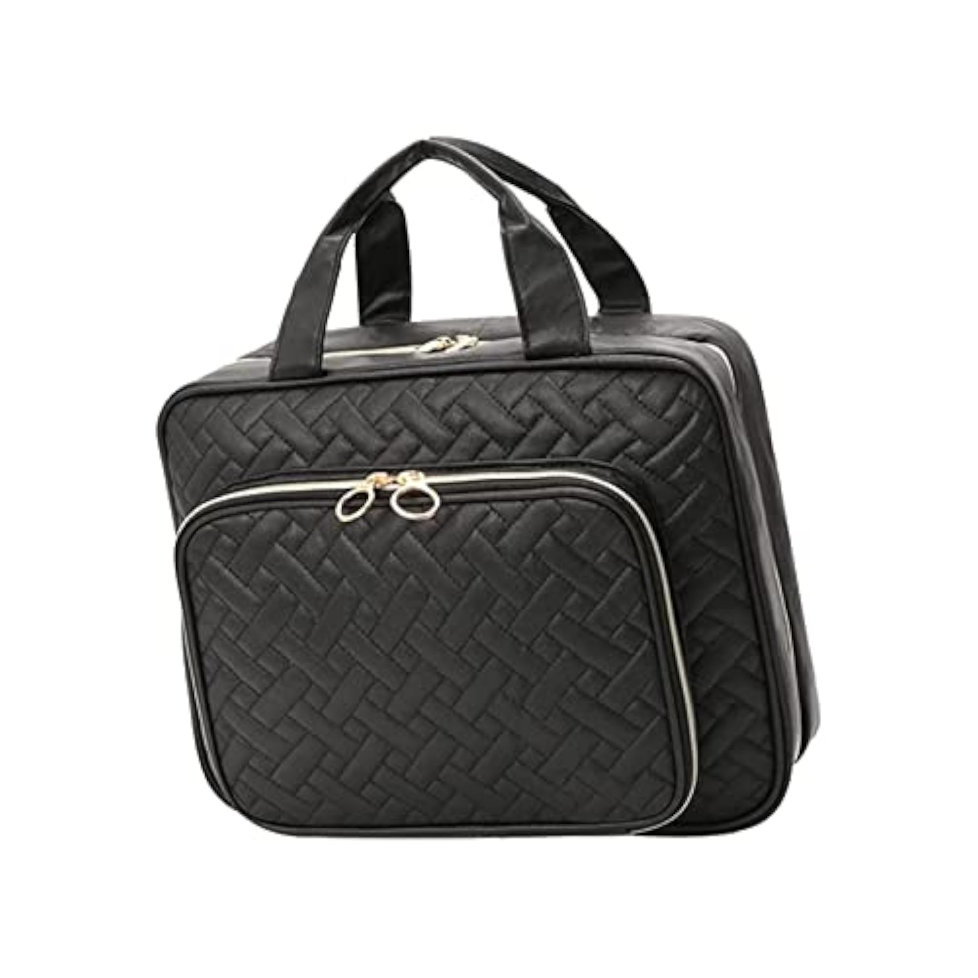 Portable Toiletry Bag for Girls, Black