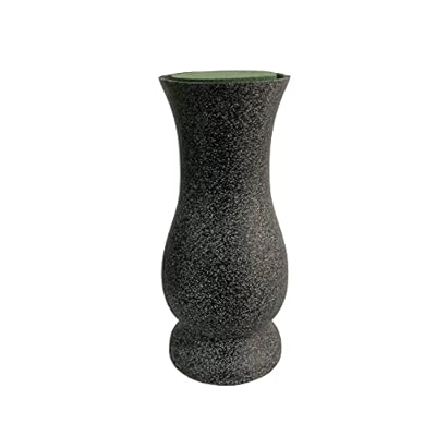 In Ground Grave Vase Cemetery Vase Grave Decoration Memorial Floral Vases with spike and floral foam (flowers are not included)