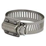 EVEREON All 300 Grade Stainless Steel High Torque Hose Clamp, Worm-Drive, SAE Size 16, 11/16