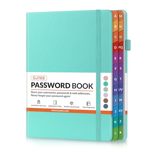 SUNEE Password Book (Aquamarine)