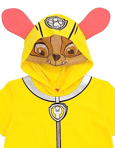 Image of Paw Patrol Chase Skye Rubble Marshall Cosplay T-Shirt and Bike Shorts French Terry Outfit Set Toddler to Big Kid