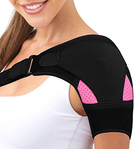 TASSFROO Epauliere Epaule Réglable, Attelle Epaule de MaintienSoulagement, Protection Epaule Néoprène Respirant pour Sport et, Convient Gauche et Droite,...