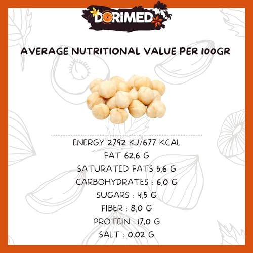 Haselnuss Pulver 1 Kg | Haselnusspulver | Nussmehl, geriebene Haselnüsse | Natürliche Trockenfrüchte in Packung zu Pulver gemahlen | 100% natürlichen Ursprungs | Ideal für Rezepte oder Dessert Topping