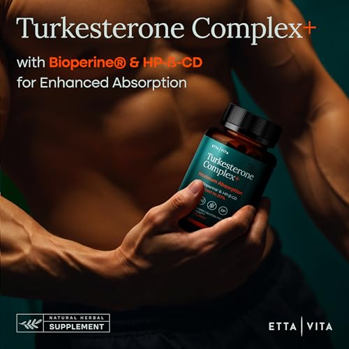 Image of Turkesterone Supplement 500mg for Men & Women, Muscle Growth & Gym Support