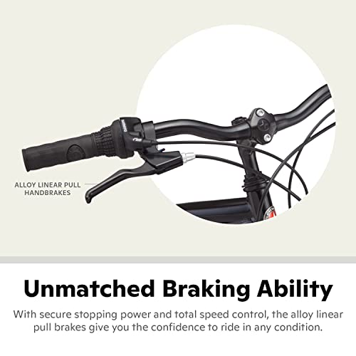 image for Schwinn High Timber Mountain Bike for Adult Men Women, 27.5-Inch Wheel