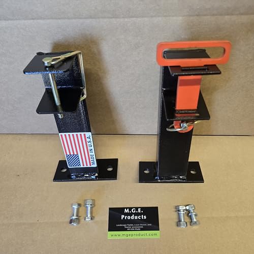 M.G.E. Products Heavy Duty Custom Landscape Trimmer Rack for Truck & Trailer Mount - Holds Edgers
