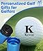 COSGIFTS Personalized Golf Ball Stamp, Custom Golf Ball Marker Stamp Monogram Logo Design, Golf Accessories Gift for Golfers Dads Husbands (Style-04)