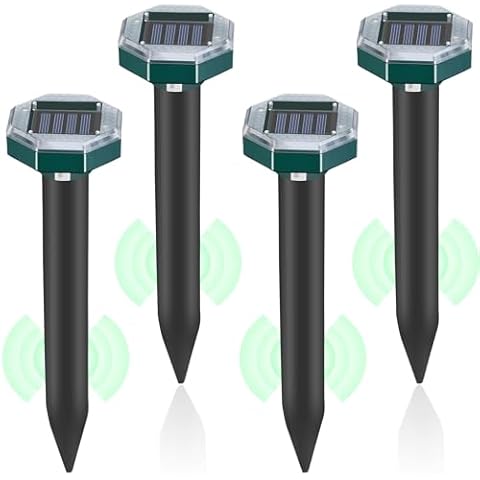 JIMMY'S GARDEN Solar Mole Repellent Cover