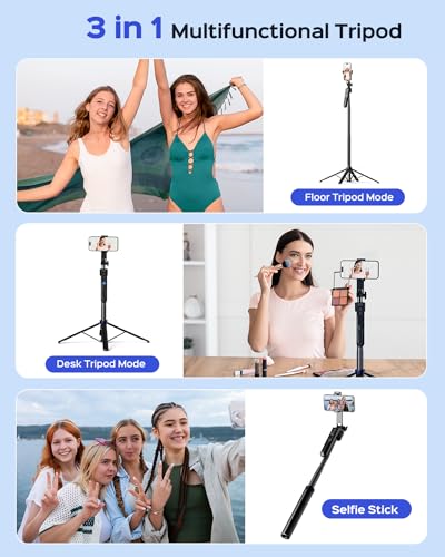 Trípode de teléfono con seguimiento inteligente y rotación de 360 grados 2