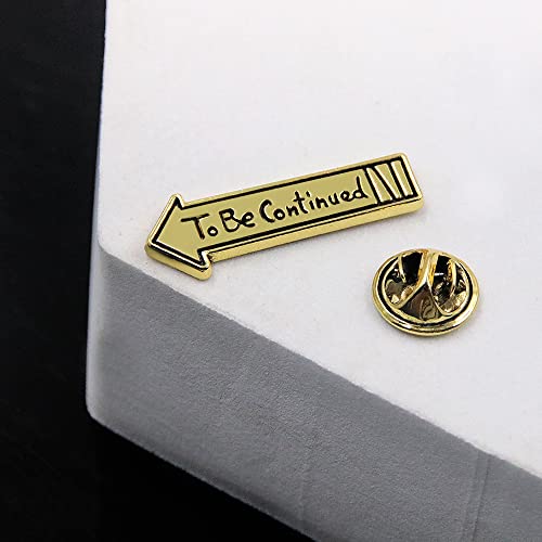 JJBA JoJo Enamel Brooch & Pins: 'To Be Continued' Kujo Jotaro Hat Cosplay Golden Men's, Women's & Kids4