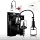 Analplug mit Vakuum Analpumpe Silikon Buttplug Set Anal Sauger Vagina Sucker Pussy Pump Massaager Klitoris Stimulator Anus Dilatator SM Extrem Sexspielzeug für Frauen Männer (Schwarz-1 Stück Spiral)