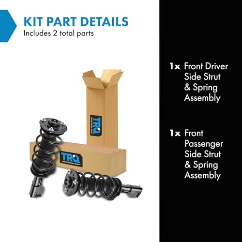 Image of TRQ Front Strut and Spring Assembly Set 2 Piece