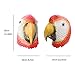 PartyHop - Red Parrot Mask - Latex Animal Bird Head Mask Halloween Party Costume for Adults and Kids