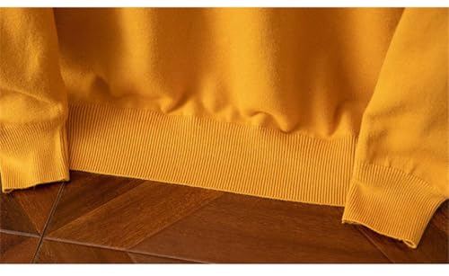 Mens Solid V-Neck Sweater Loose Business Casual Thick Knit Pullover Jumper Top4