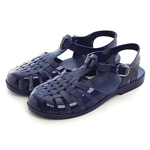 Image of Hee grand Crystal Jelly Heel Sandals for Women Summer Beach Jelly Shoes