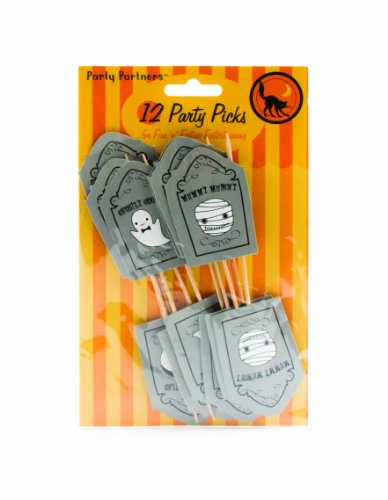 Party Partners Design 12 Count Graveyard Short Party Picks