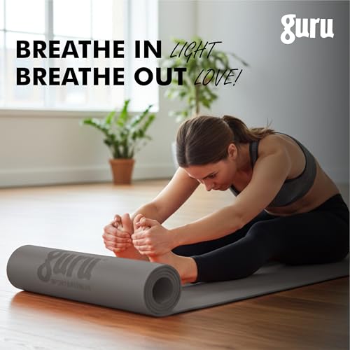 Image of GURU Eva Yoga Mat For Men & Women, Anti Slip Mat for Gym Workout