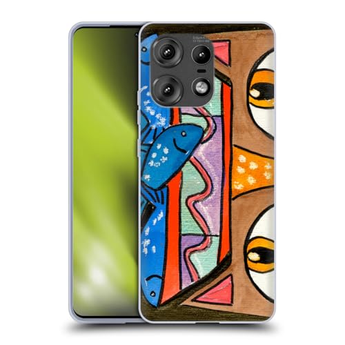 Head Case Designs Officially Licensed Wyanne Kitty with Fish Bowl Hat Cat Soft Gel Case Compatible with Motorola Edge 50 Pro