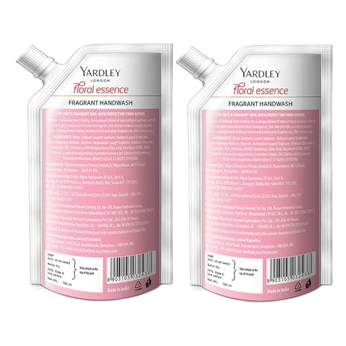 Yardley London Floral Essence Fragrant Handwash| Infused with Natural Floral Actives| Iris & Violet| Germ Protection| For Soft & Fragrant Skin|... - Image 4