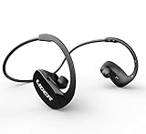 Bluetooth Headphones, Liger XS900 Wireless Bluetooth 4.0 Headphones with Noise Cancelling and Mic - Great for Sports, Running, Gym, Exercise -Wireless Bluetooth Earbuds Headset Earphones - Black
