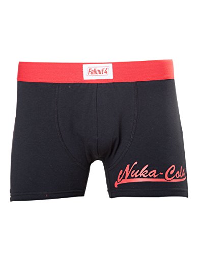 Fallout ZB311084FOT-M - 4 Nuka Cola Boxer Shorts, Male, Medium, Black/Red (ZB311084FOT-M)