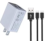 SUPWISER i Phone Charger i Pad Charger with Cable 2Pack 6feet [MFi Certified] Light ning Cable, 12W Wall Charger Block Adapter for i Phone 14/13/12/11/XS/XR/X/8/7/i Pad Air Mini