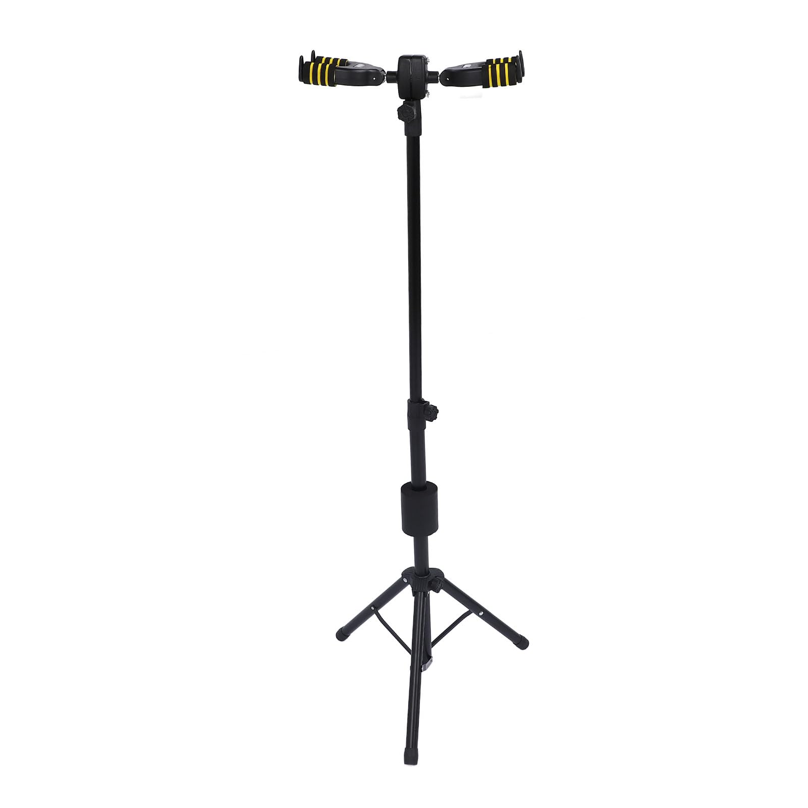 Diyeeni Gravity Auto Lock Gitarrenständer für 2 Gitarren, Doppelter Bodenständer, Rutschfest, Kratzfest, für Akustische E-Bass-Ukulele