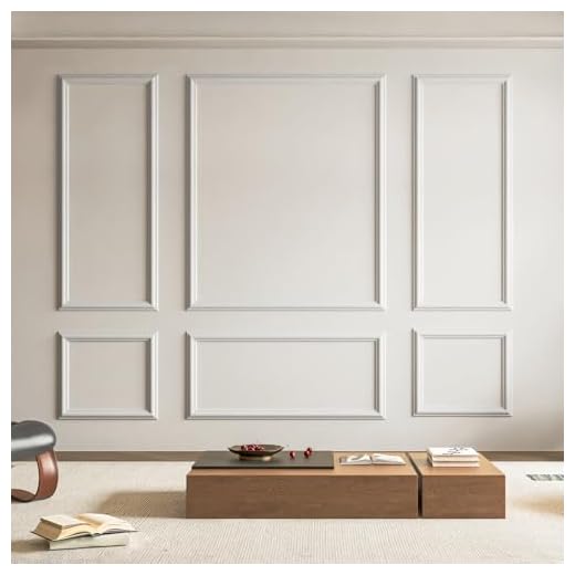 Art3d Pre-Cut Wainscoting Panel Set