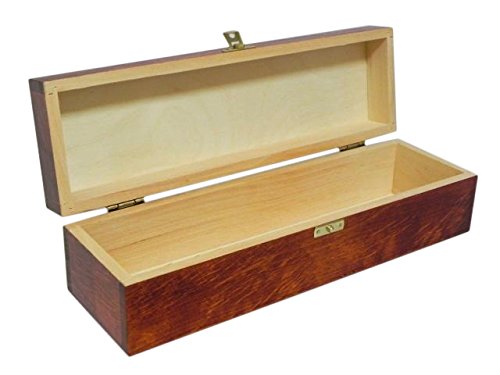 Wooden World - Wine storage box wine accessories, wooden casket gift - Lacquered Alder wood color- orange - Image 3