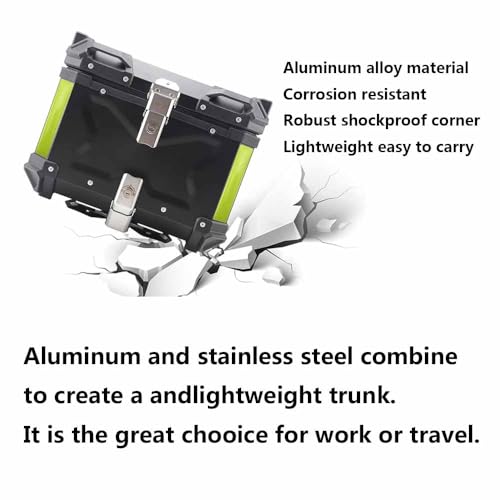 Coffre de moto aluminium 45L pour vos voyages et trajets - 2